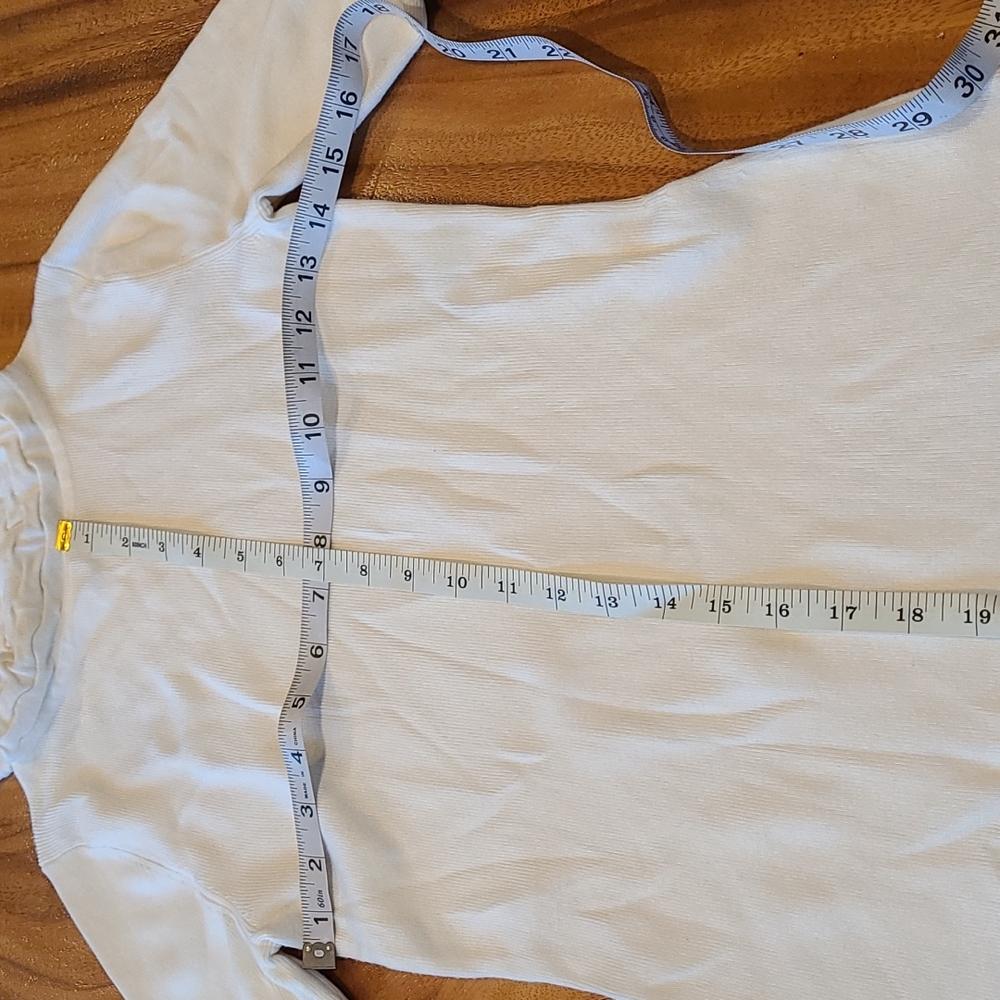 Rare Victoria secret Moda turtleneck sweater dress bodycon winter white - Picture 2 of 8